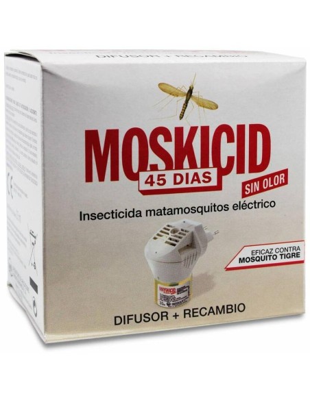 Moskicid Matamosquitos Difusor + Recambio 45 Días, 1 Ud