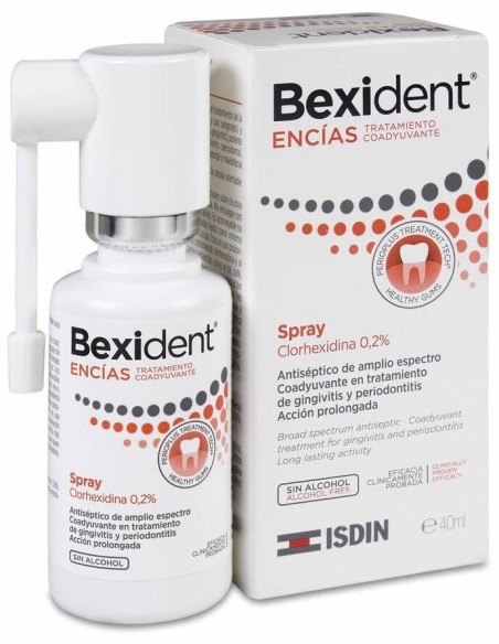 Isdin Bexident Encías Clorhexidina 0,2% Spray, 40 Ml