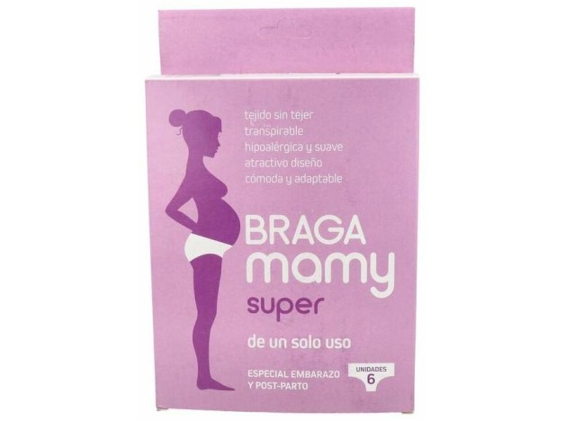Braga Mamy Super Tst Embarazo / Postparto Caja 6Un