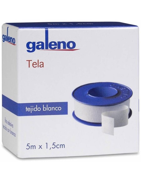 Galeno Esparadrapo Tejido Blanco 5 M X 1,5 Cm, 1 Ud
