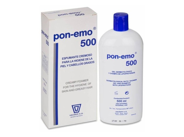 Pon-Emo Gel Champú Dermatologico 500Ml