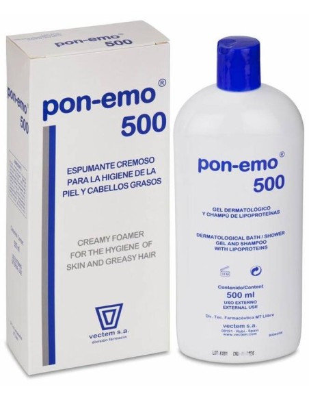 Pon-Emo Gel Champú Dermatologico 500Ml