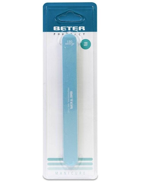 Beter Lima De Uñas De Fibra De Vidrio 180 Medium, 1 Unidad