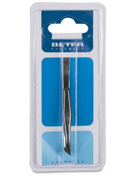 Beter Pinza De Depilar Punta Oblicua Cromada, 1 Ud