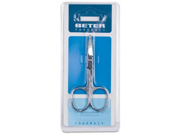 Beter Tijera Uñas Cromada Curva Manicura 1Ud