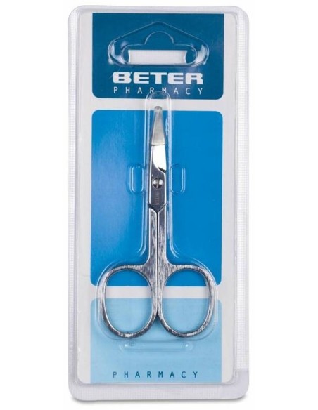 Beter Tijera Uñas Cromada Curva Manicura 1Ud