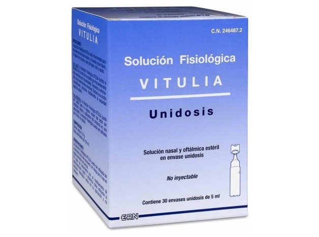 Vitulia Solución Fisiológica, 30 Uds X 5 Ml