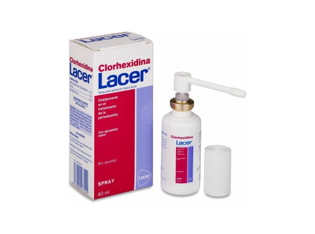 Lacer Colutorio Clorhexidina Spray, 40 Ml