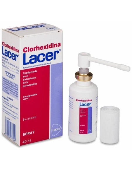 Lacer Colutorio Clorhexidina Spray, 40 Ml
