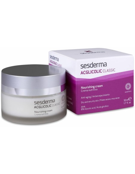 Sesderma Acglicolic Classic Crema Nutritiva Facial, 50 Ml