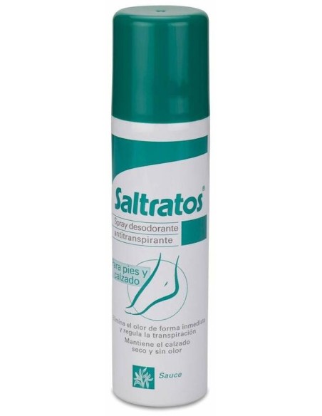 Saltratos Pies Con Exceso De Transpiración Spray Desodorante Antitranspirante 150 Ml