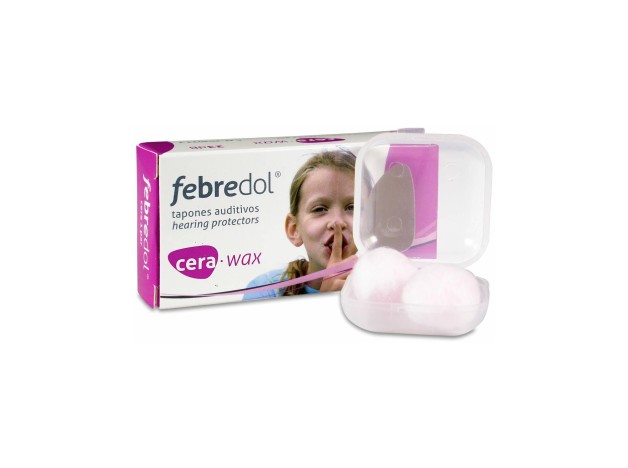 Febredol Tapones Oído Cera, 2 Uds