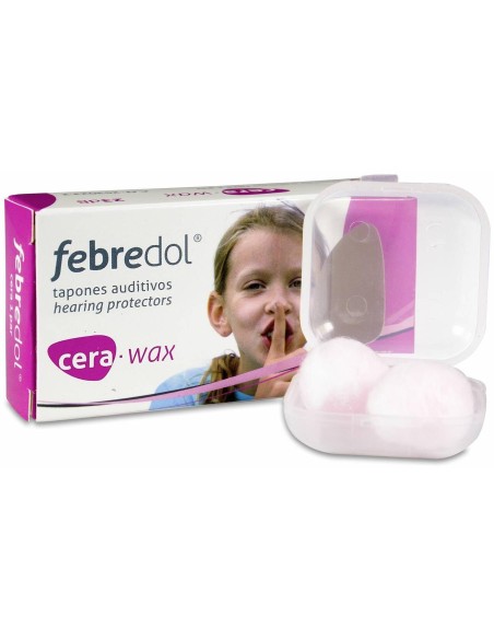 Febredol Tapones Oído Cera, 2 Uds