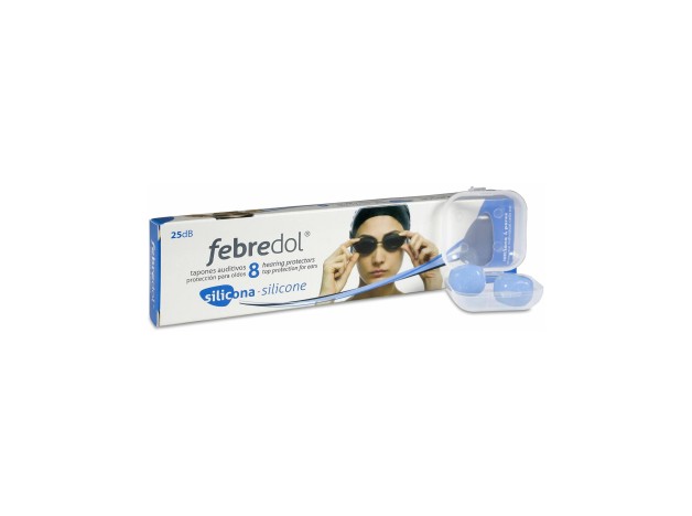 Febredol® Tapones De Silicona Para Los Oídos 8Uds