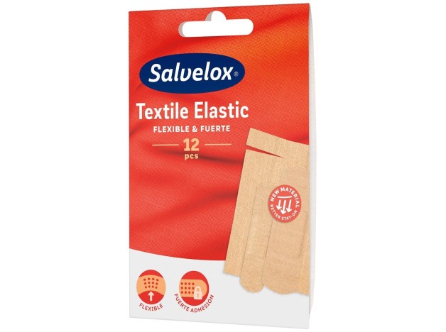 Salvelox Apósito Adhesivo Tela Surtido 12Uds
