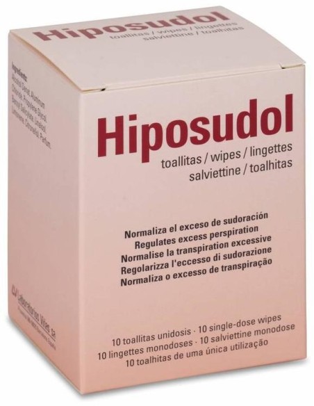 Hiposudol Toallitas, 10 Toallitas