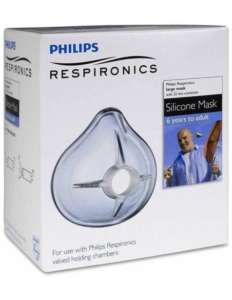 Philips Optichamber Mascarilla Inhalación Adultos, 1 Ud