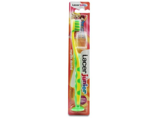 Cepillo Dental Lacer Junior 6-12Años C/ Ventosa 1U
