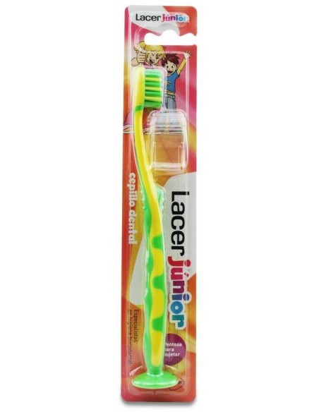 Cepillo Dental Lacer Junior 6-12Años C/ Ventosa 1U