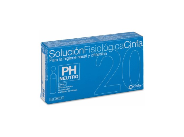 Cinfa Solución Fisiológica, 20 Monodosis