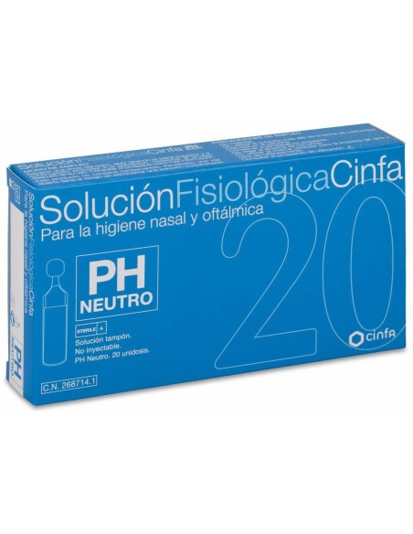 Cinfa Solución Fisiológica, 20 Monodosis