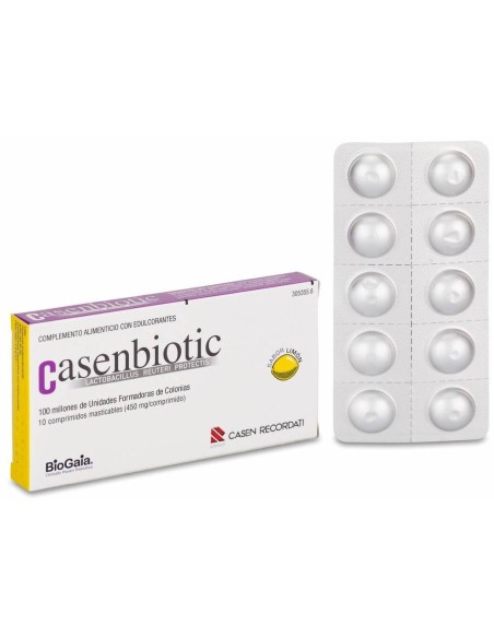 Casenbiotic Sabor Limón, 10 Comprimidos