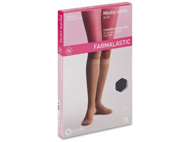 Farmalastic Media Corta (A-D) Compresión Normal...
