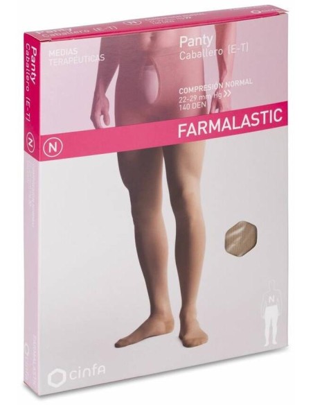 Farmalastic Panty Caballero (E-T) Compresión Normal T-Extra Grande Beige