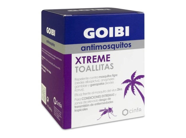Goibi Antimosquitos Xtreme Toallitas Repelente,...