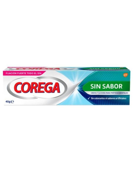 Corega Crema Extra Fuerte Sin Sabor, 40 G