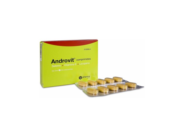 Androvit Selenio + Vitamina E + Licopeno, 30...