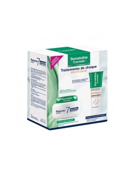 Somatoline Kit Tratamiento Choque Calor Crema 400+250 ml