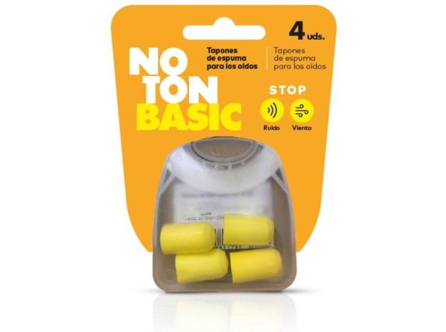 Noton Basic Tapones De Espuma Para Oídos, 4 Uds