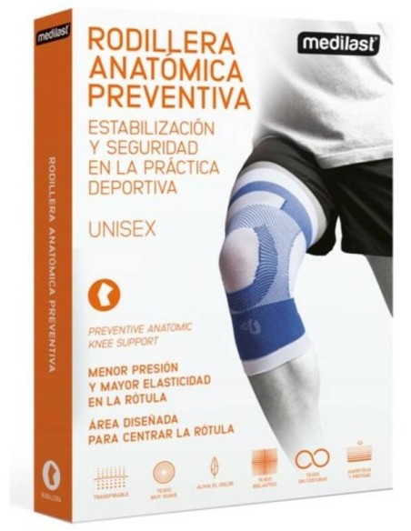 Medilast Rodillera Anatómica Preventiva Talla M, 1 Ud