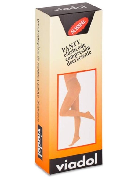 Panty Viadol Compresión Normal Va 40 Negro Talla Grande Negro