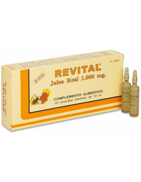 Revital Jalea Real Ampollas Bebibles 20Uds