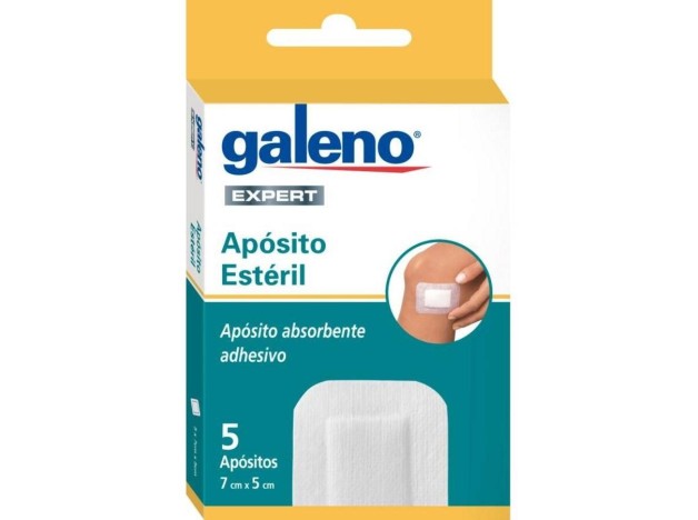 Galeno Apósitos Estériles 7 Cm X 5 Cm, 5 Uds