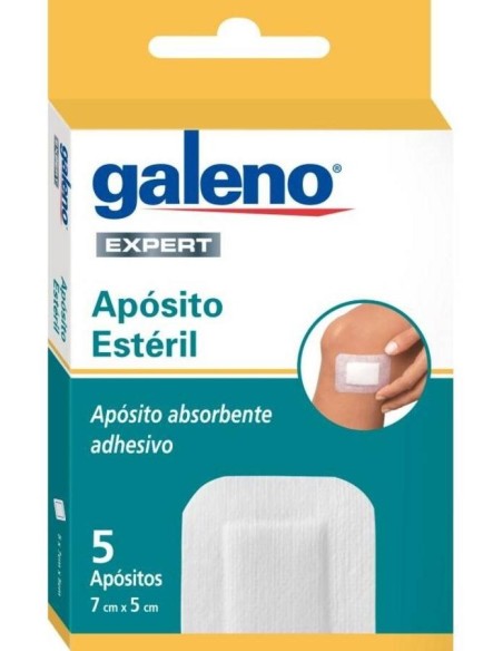 Galeno Apósitos Estériles 7 Cm X 5 Cm, 5 Uds