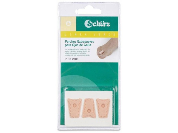 Schurz Parches Ojos De Gallo Extra Suave