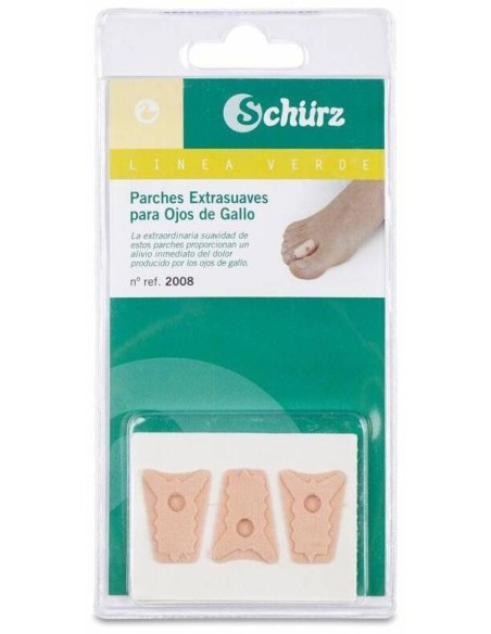 Schurz Parches Ojos De Gallo Extra Suave