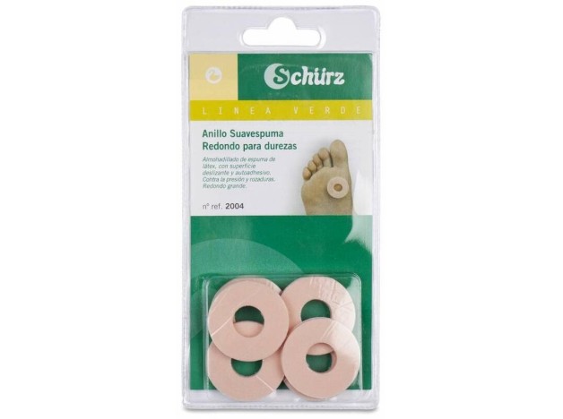 Blíster Schurz Anillos Durezas, 6 Unidades