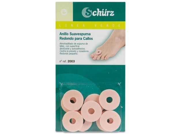 Schurz Suavespuma Parches Callos   Anillo...
