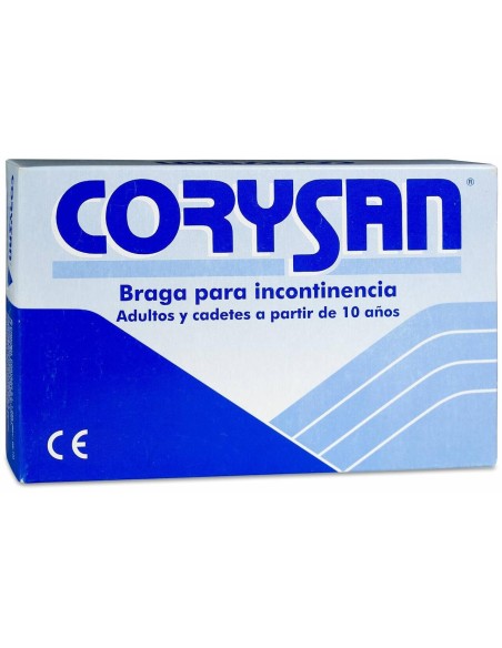 Corysan Braga Adulto Para Incontinencia Cierre Clip Talla 10, 1 Ud