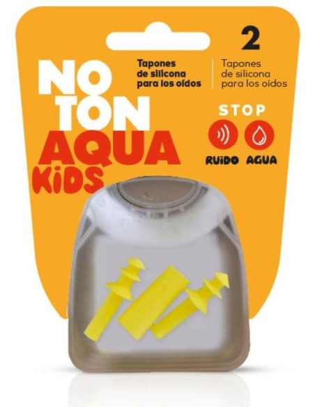 Noton Aqua Kids Tapones Para Oídos Infantiles, 2 Uds