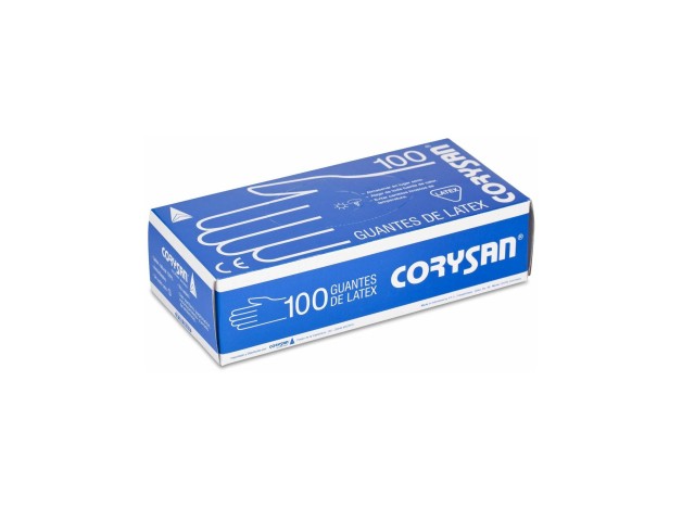 Corysan Guantes Látex Talla Grande 100Uds