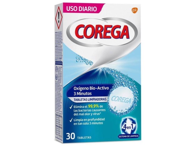 Corega Oxigeno Bio-Activo Limpieza Prótesis...