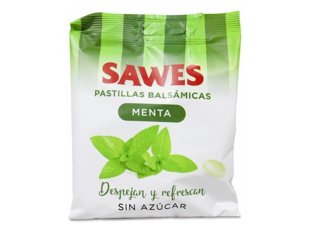 Sawes Pastillas Balsámicas Menta Sin Azúcar, 50 G