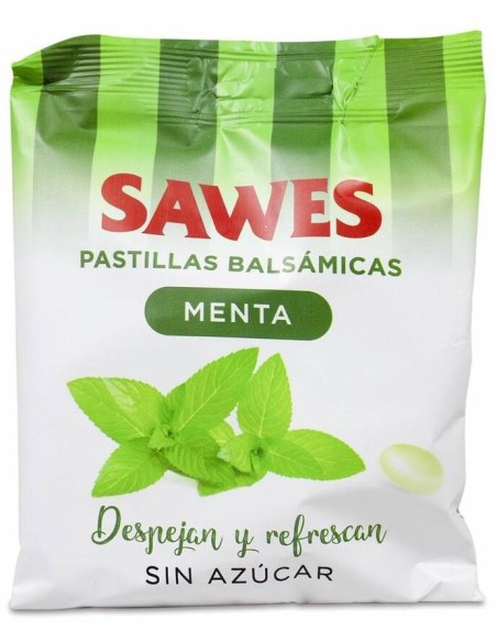 Sawes Pastillas Balsámicas Menta Sin Azúcar, 50 G