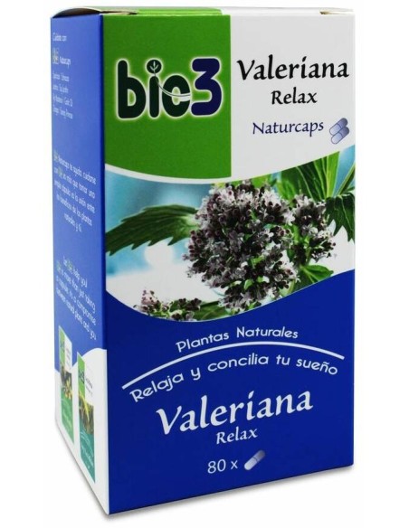 Bie3 Valeriana Naturcaps 500 Mg, 80 Cápsulas