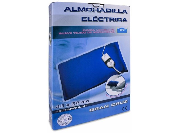 Gran Cruz Almohadilla Eléctrica Rectangular, 1 Ud